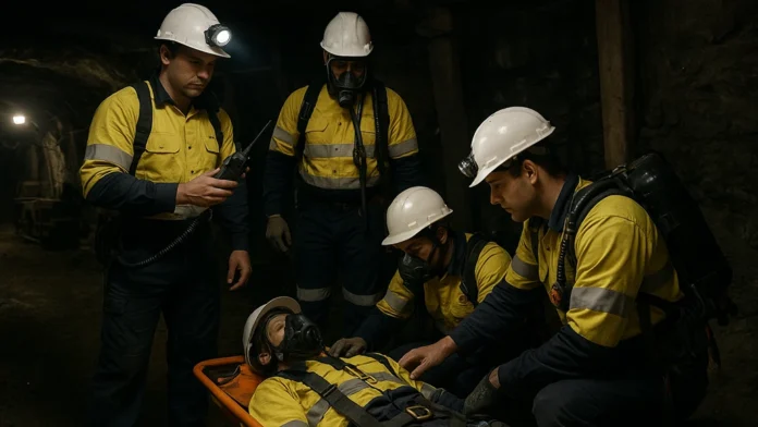 Confined space rescue training