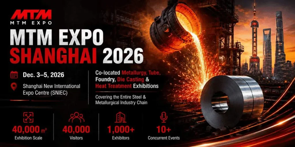 MTM Expo Shanghai 2026 (Metallurgy + Tube + Foundry)