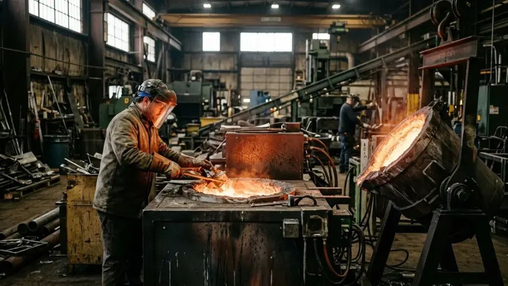 Energy Efficient Industrial Furnaces Upgrading Metal Melting
