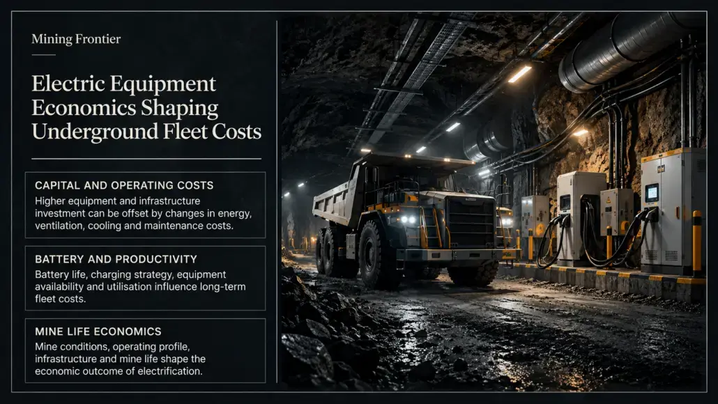 Electric Equipment Economics Shaping Underground Fleet Costs
