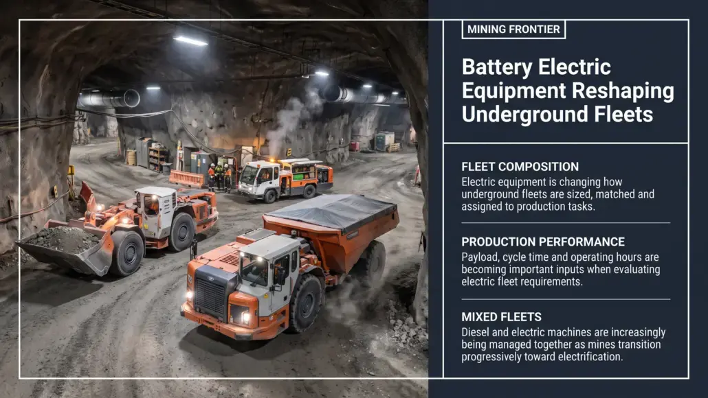 Battery Electric Equipment Reshaping Underground Fleets