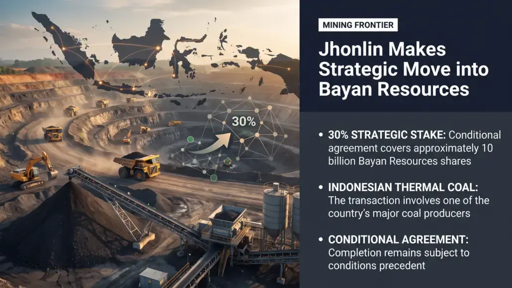 Jhonlin Makes Strategic Move into Bayan Resources