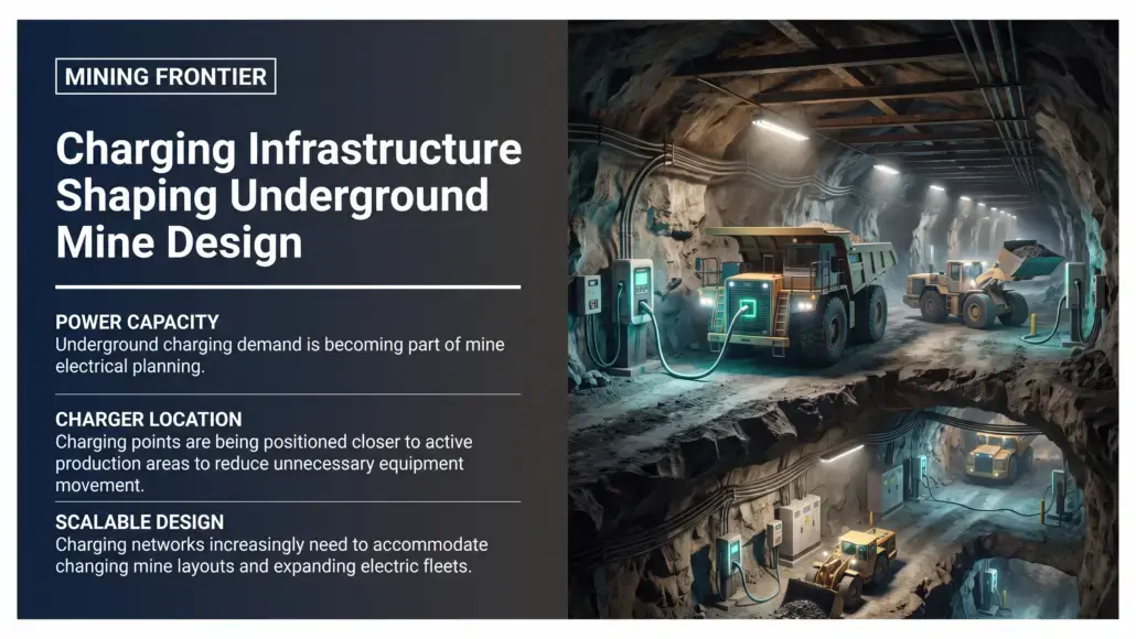 Charging Infrastructure Shaping Underground Mine Design
