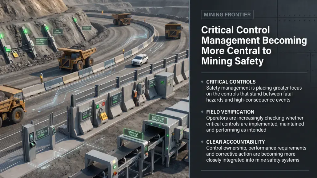 Critical Control Management Becoming More Central to Mining Safety