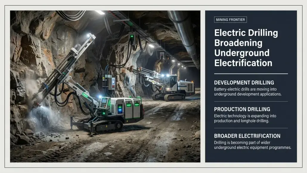 Electric Drilling Broadening Underground Electrification