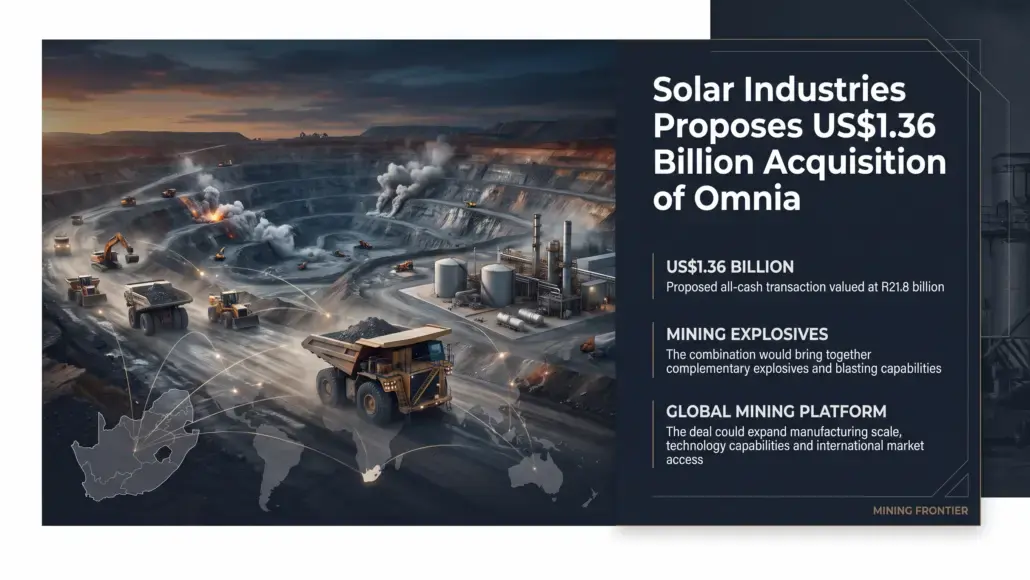 Solar Industries Proposes US$1.36 Billion Acquisition of Omnia
