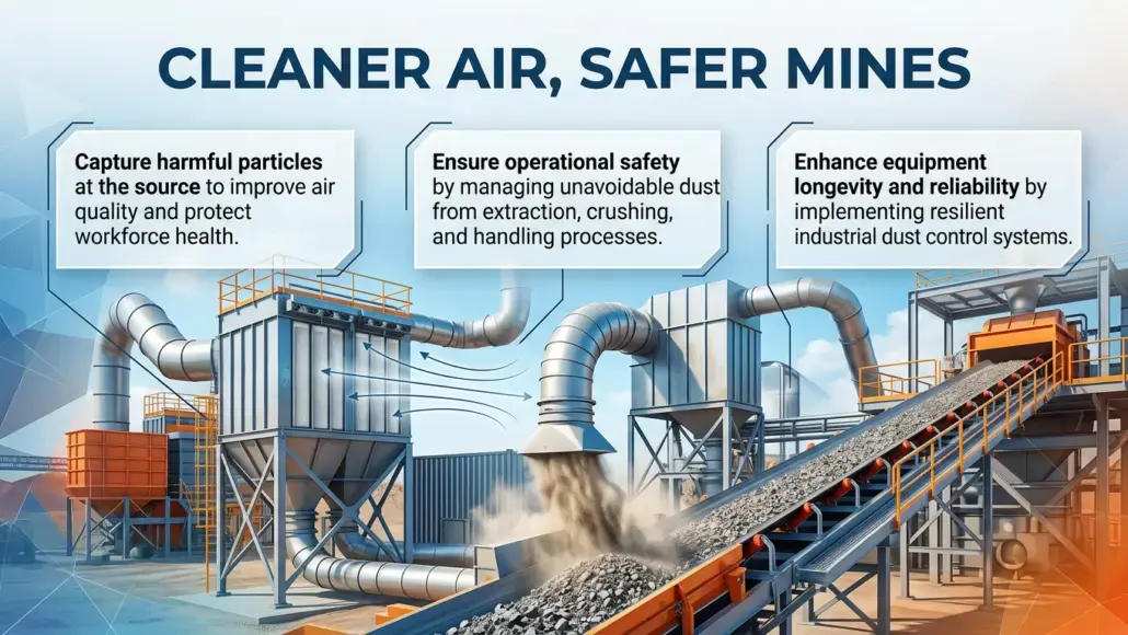 Industrial Dust Extraction Systems Improving Air Quality in Mining Facilities