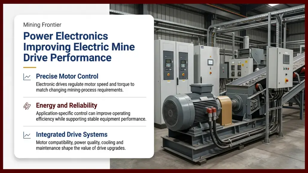 Power Electronics Improving Electric Mine Drive Performance