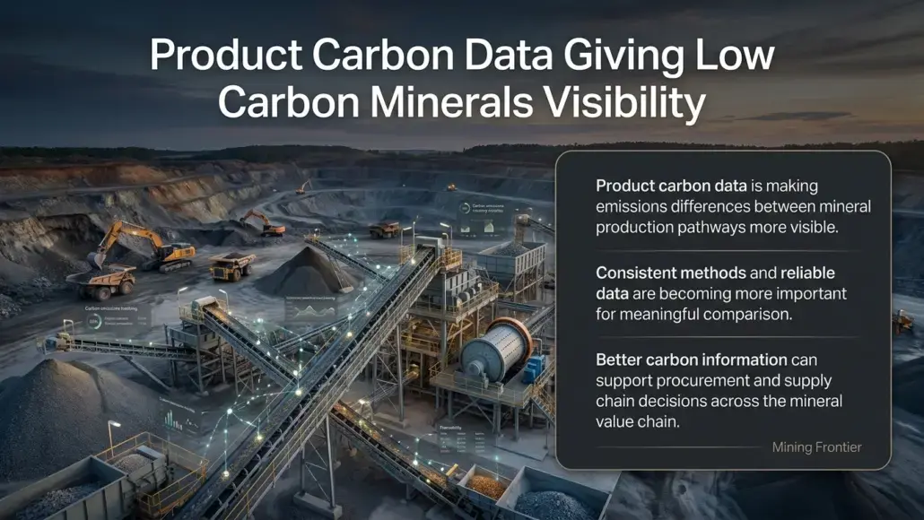 Product Carbon Data Giving Low Carbon Minerals Visibility