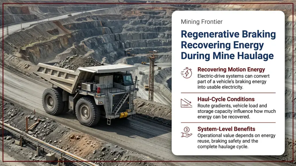 Regenerative Braking Recovering Energy During Mine Haulage