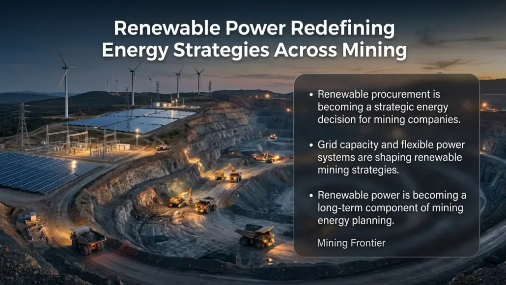 Renewable Power Redefining Energy Strategies Across Mining
